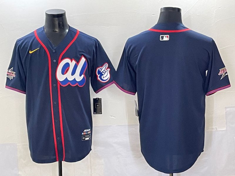 Men 2025 Baltimore Orioles Blank Drak Blue All star Nike MLB Jersey style 01->baltimore orioles->MLB Jersey